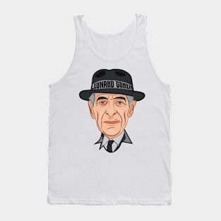 Leonard Cohen //\\// 80s Style Tank Top